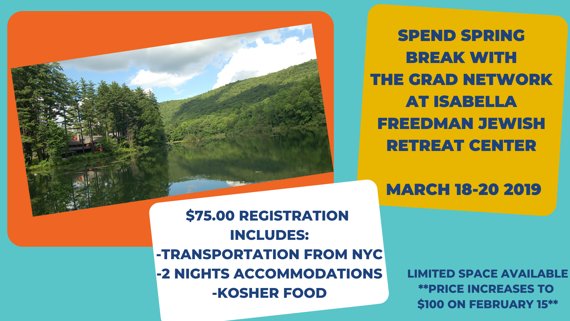 SPEND SPRING BREAK WITH THE GRAD NETWORK Columbia Barnard Hillel
