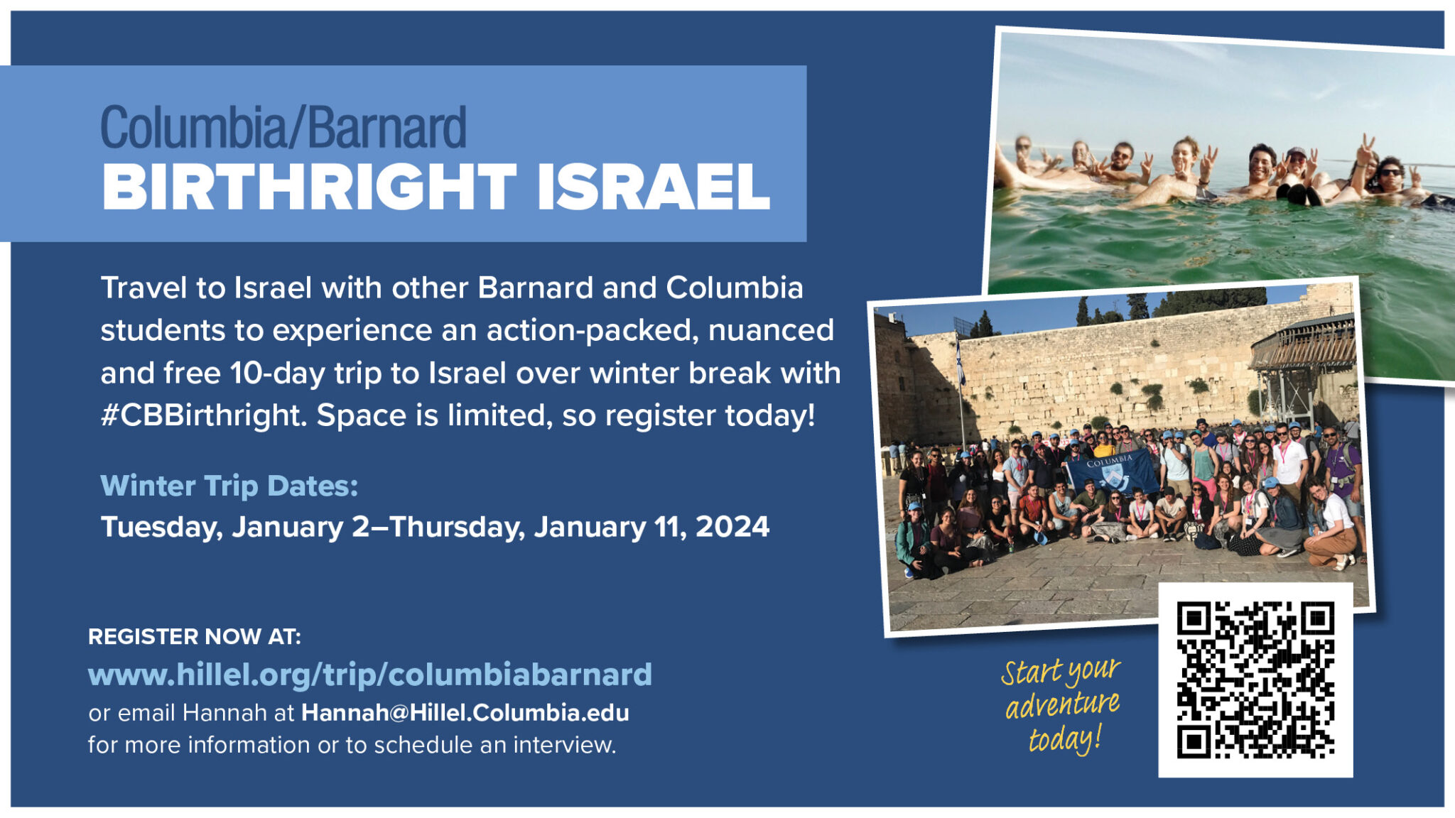 birthright trips winter 2023